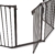 KIDUKU® Kaminschutzgitter Metall Laufgitter Laufstall Absperrgitter Türschutzgitter für Kinder-Sicherung, 310 cm Länge, schwarz - 