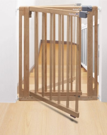 Safety & Klemmen - Tür- Holz Wood 1st aus Close Treppenschutzgitter Easy zum